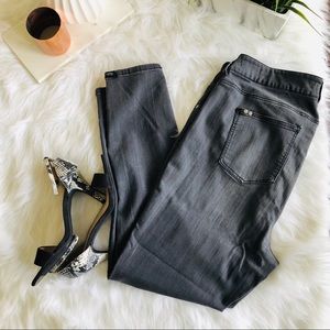 RWN by Rawan: Curvy Skinny Jean in Charcoal Gray